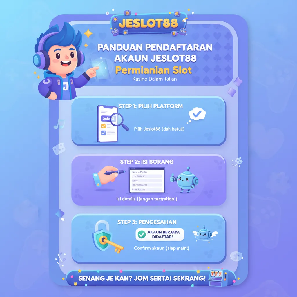 Panduan Pendaftaran Akaun Jeslot88