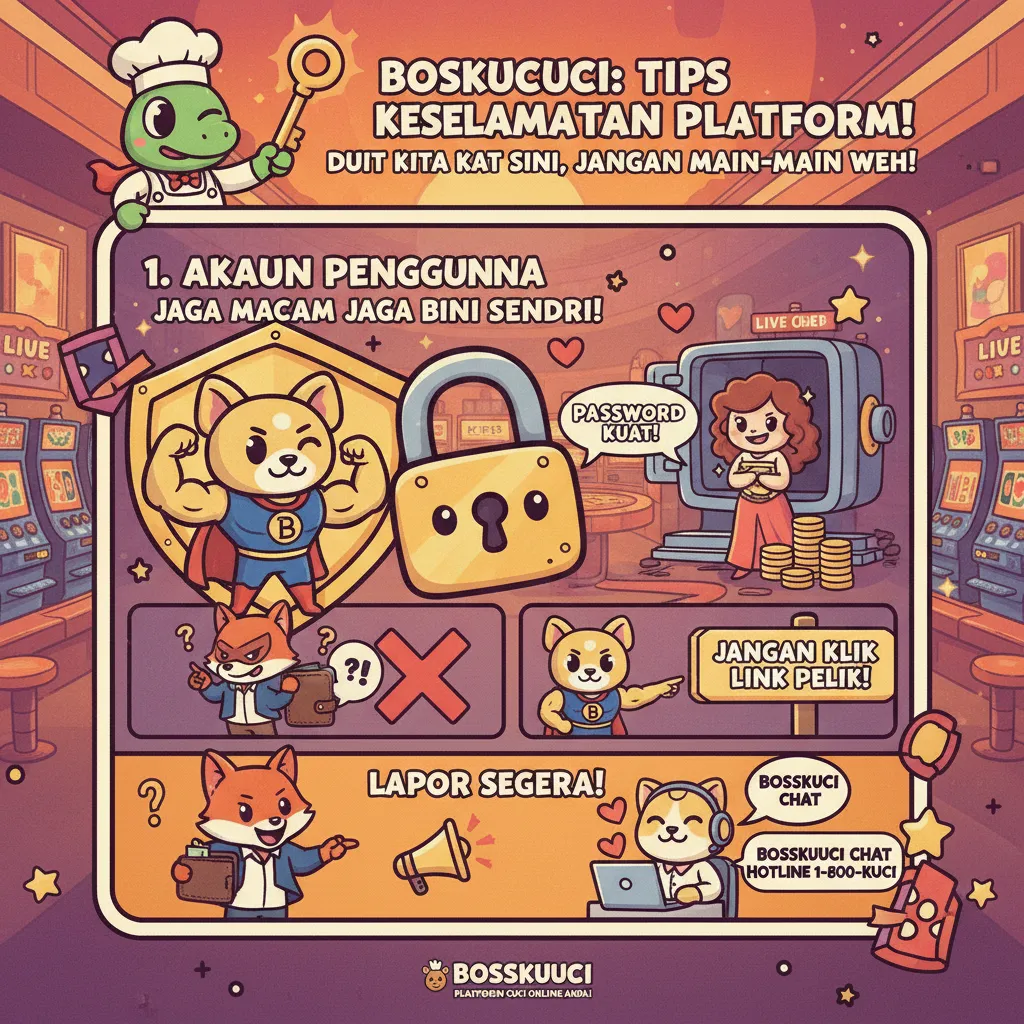 Tips Keselamatan Platform Bosskucuci